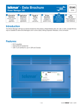 tekmar Power Manager 345  Installation & Operation Manual