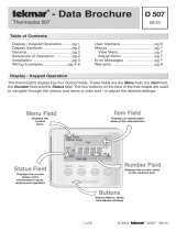 tekmar Thermostat 507  Installation guide