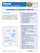 Watts  Thermostat 553  Installation guide