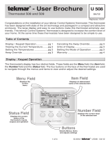 tekmar Thermostat 508  User manual
