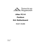 American Megatrends Atlas PCI-II User manual