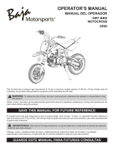 Baja motorsports DR90 User manual
