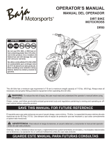 Baja motorsports DR50 User manual