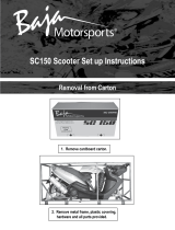 Baja motorsports SC150 HSun 150cc Assembly Instructions