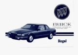 Buick 1993 Regal Owner's manual