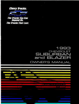 Chevrolet 1993 Suburban Owner's manual