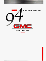 GMC 1994 Jimmy Owner's manual