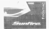 Pontiac Sunfire 1996 Owner's manual