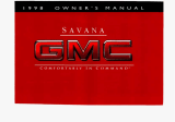 GMC 1998 Savana Passenger Owner's manual