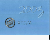 Buick 2003 Regal Owner's manual