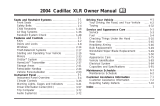 Cadillac 2004 XLR Owner's manual