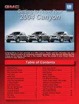 GMC Canyon 2004 User guide