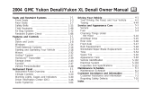 GMC 2004 Yukon XL Denali Owner's manual