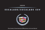 Cadillac 2005 Escalade User guide