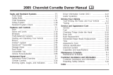 Chevrolet Corvette 2005 Owner's manual