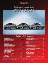 GMC Canyon 2005 User guide