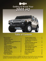 Hummer H2 2005 User guide