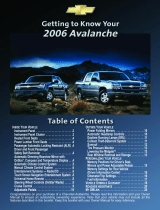 Chevrolet AVALANCHE 2006 User guide