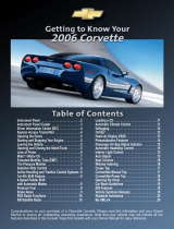 GM 2008 Corvette Navigation System User manual