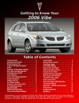 Pontiac Vibe 2006 User guide