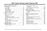 Buick Terraza 2007 Owner's manual