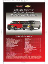 GMC 2007 Savana Passenger User guide