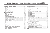 Chevrolet 2008 Suburban Owner's manual