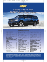 Chevrolet Tahoe Suburban 2008 User guide