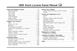 Buick Lucerne 2009 Owner's manual