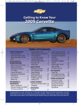 Chevrolet Corvette 2009 User guide
