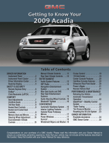 GMC Acadia 2009 User guide