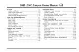 GMC 2010 Canyon Owner's manual