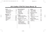 Cadillac CTS 2012 Owner's manual