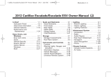 Cadillac 2012 Escalade ESV Owner's manual