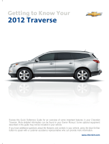 Chevrolet 2012 Traverse User manual