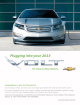 Chevrolet Volt 2013 Owner's manual