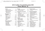 Cadillac Escalade 2014 Owner's manual