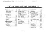 GMC 2014 Terrain Owner's manual