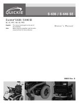Quickie S-6 Series  Owner's manual