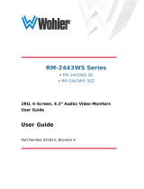 Wohler RM-2443WS-3G Owner's manual