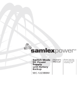 Samlexpower SEC-1223BBM Owner's manual