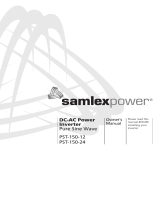 Samlexpower PST-150-24 Owner's manual
