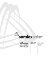 Samlexpower SRV-150-30A Owner's manual