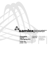 Samlexpower MSK-135 Owner's manual