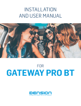 Dension Gateway Pro BT User guide