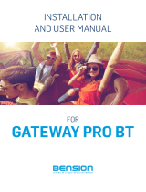Dension Gateway Pro BT User guide