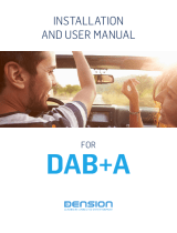 Dension DAB+A Installation and User Manual