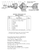 Flotec FP0F360AC CYCLONE Parts list