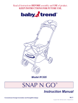 Baby Trend Snap N Go Owner's manual