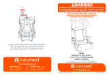 Baby Trend PROtect Car Seat Series Yumi 2-in-1 Folding Booster Seat Owner's manual